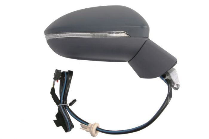 Oglinda laterala Dreapta (electric, convexa, incalzita, crom, captuseala) potrivit VW GOLF SPORTSVAN VII, TOURAN [2]