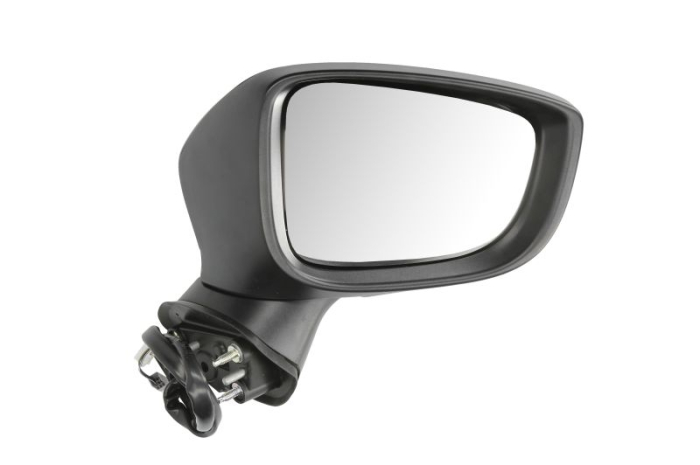 Oglinda laterala Dreapta electric, convexa, incalzita, crom, carcasa, pliabil electric potrivit MAZDA 3