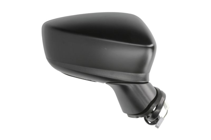 Oglinda laterala Dreapta electric, convexa, incalzita, crom, carcasa, pliabil electric potrivit MAZDA 3 [2]