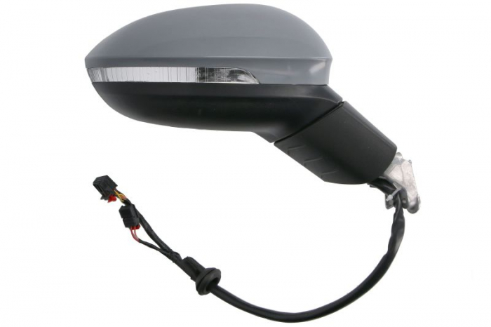 Oglinda laterala dreapta (electric, cu memorie, convex, cu incalzire, asistenta schimbare benzi, grunduit, rabatare electrica, cu semnalizator) potrivit VW GOLF VIII 07.19- [2]