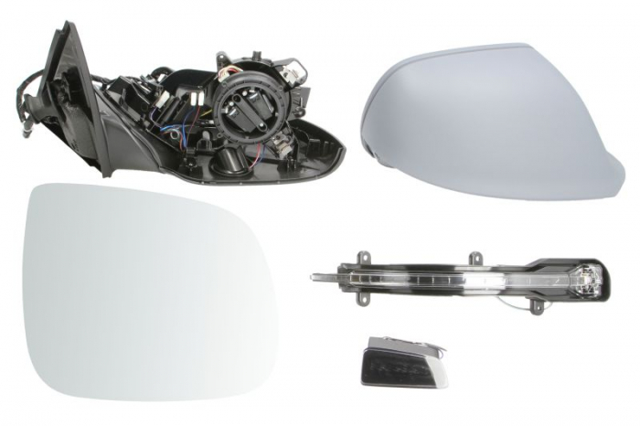 Oglinda laterala Dreapta (electric Da, convexa, incalzita, in carcasa, pliabil electric) potrivit AUDI Q5 -12.13 [2]