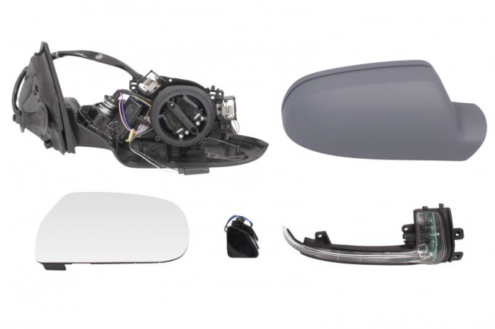 Oglinda laterala Dreapta (electric Nu, asferice, incalzita, captuseala, pliabil electric) potrivit AUDI A4 ALLROAD B8, A4 B8 -12.15 [2]