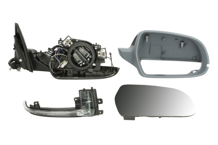 Oglinda laterala Dreapta electric Nu, asferice, incalzita, carcasa, pliabil electric potrivit AUDI A5