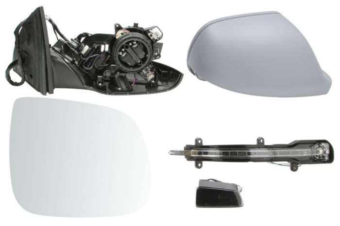 Oglinda laterala Dreapta electrica, incalzita, pliabil electric potrivit AUDI Q7 pana in 2015 [2]