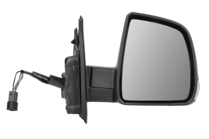 Oglinda laterala dreapta mecanica, convex, grund, cu senzor temperatura potrivit FIAT DOBLO II; OPEL COMBO D 09.14-12.22