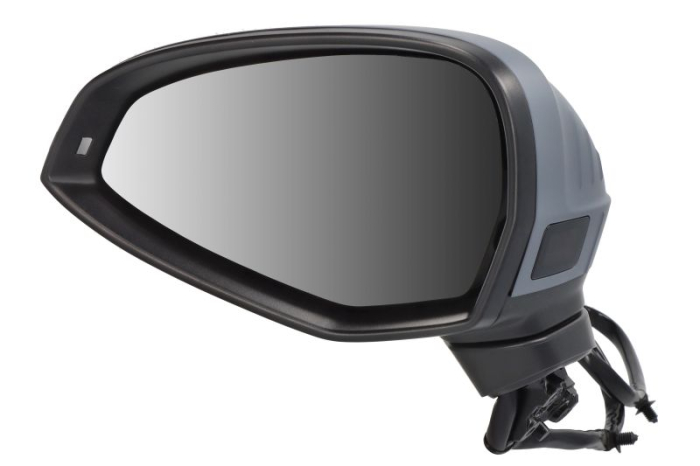 Oglinda laterala stanga electric, asferic, cu incalzire, asistenta banda, grund, cu memorie, rabatare electrica, semnalizator potrivit AUDI A4 B9 05.15-