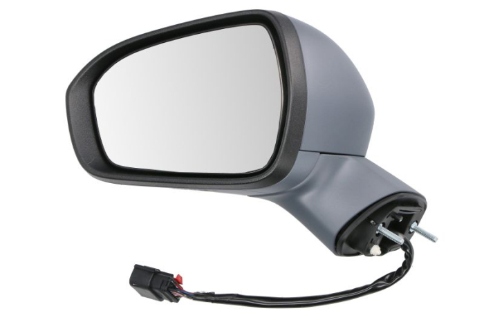 Oglinda laterala stanga electric, asferic, cu incalzire, asistenta banda, grund, cu memorie, rabatare electrica, semnalizator potrivit FORD MONDEO V 08.14-
