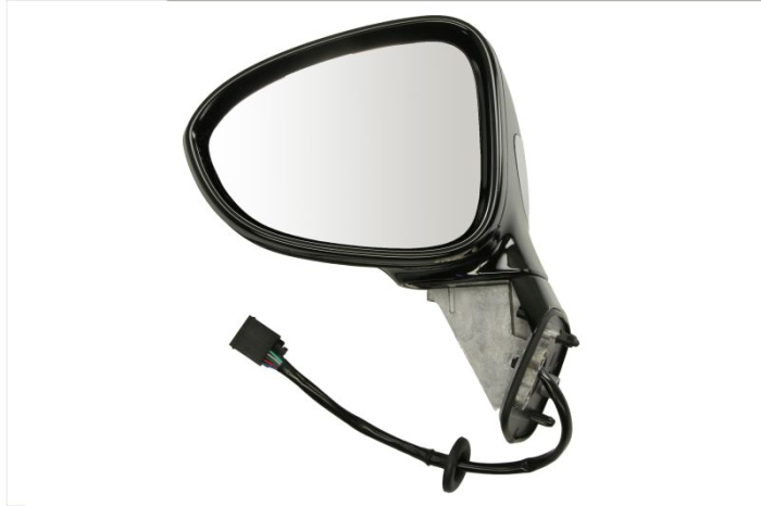 Oglinda laterala stanga electric, asferic, cu incalzire, grund, rabatare electrica potrivit OPEL ZAFIRA C 10.11-12.19