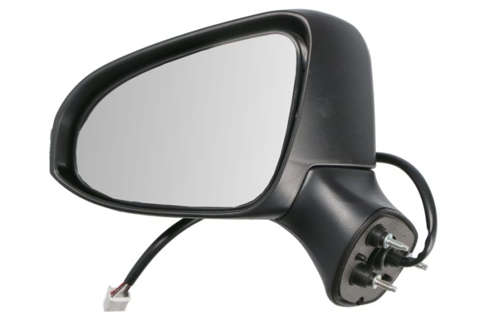 Oglinda laterala stanga electric, asferic, cu incalzire, grund, rabatare electrica, semnalizator potrivit TOYOTA AVENSIS T27 06.15-10.18