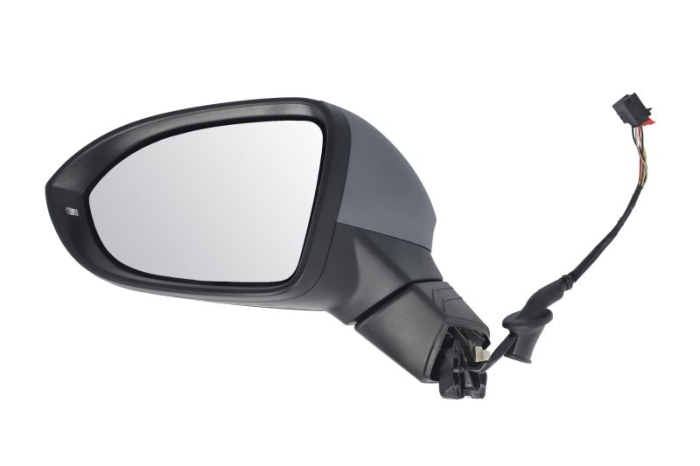 Oglinda laterala stanga electric, asferic, cu incalzire, grund, semnalizator potrivit VW ID.3 11.19-
