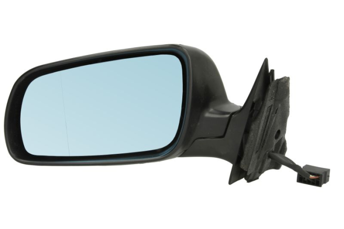 Oglinda laterala Stanga electric, asferice, incalzita, albastru, mare potrivit AUDI A4 B5, A6 C5