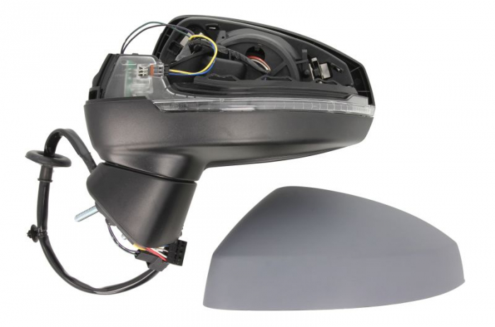 Oglinda laterala Stanga electric, asferice, incalzita, crom, potrivit AUDI A3 [2]