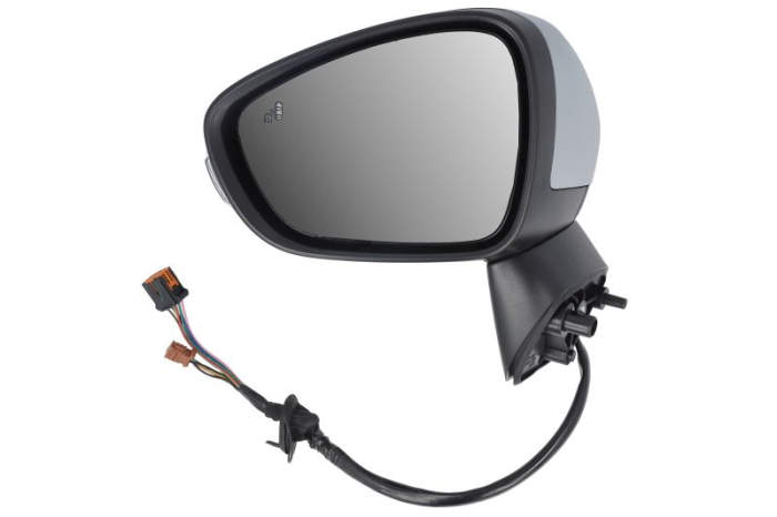 Oglinda laterala stanga electric, convex, cu incalzire, asistenta banda, grund, rabatare electrica, semnalizator potrivit CITROEN C3 AIRCROSS 06.17-