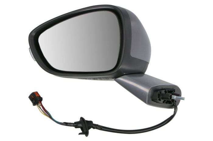 Oglinda laterala stanga electric, convex, cu incalzire, grund, rabatare electrica, semnalizator potrivit CITROEN C4 GRAND PICASSO II, C4 SPACETOURER 02.13-
