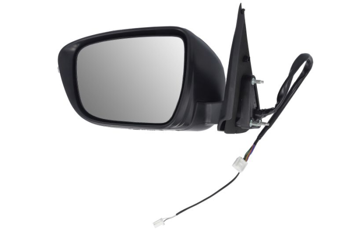 Oglinda laterala stanga electric, convex, cu incalzire, grund, rabatare electrica, semnalizator potrivit NISSAN JUKE F15 06.14-12.18