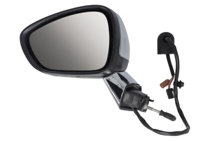 Oglinda laterala stanga electric, convex, cu incalzire, grund, semnalizator potrivit DS DS3; CITROEN DS3 01.09-07.19