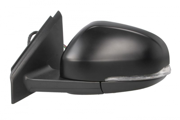 Oglinda laterala stanga (electric, cu memorie, asferic, cu incalzire, grund, rabatare electrica, cu semnalizator, cu senzor temperatura, lunga indicator) potrivit VOLVO V40 II 02.16-08.19 [2]