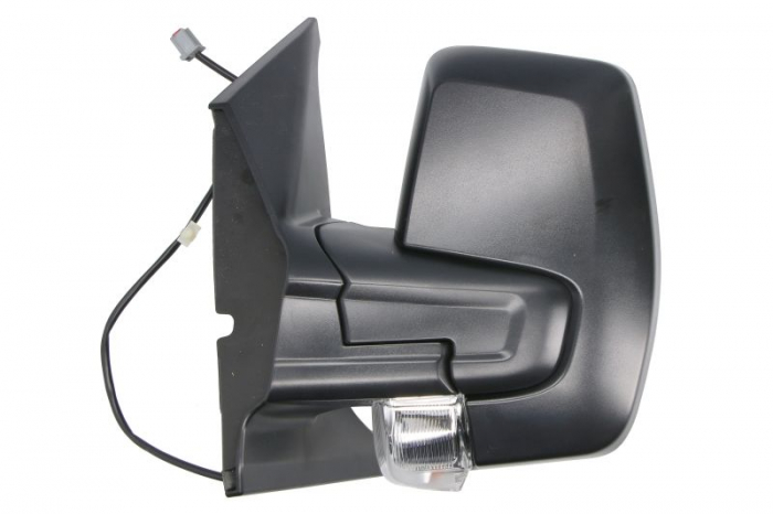 Oglinda laterala stanga (manual, convex, cu semnalizator) potrivit FORD TRANSIT / TOURNEO CUSTOM 07.17-12.23 [2]