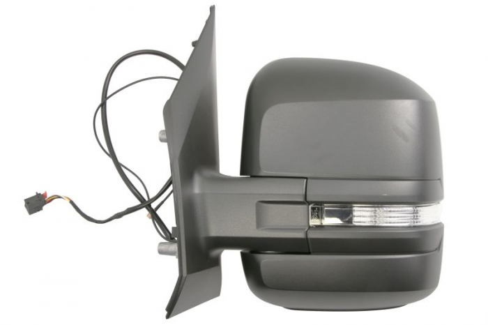 Oglinda laterala stanga (manual, convex, scurt, cu semnalizator, aerial) potrivit MAN TGE; VW CRAFTER II, GRAND CALIFORNIA 09.16- [2]