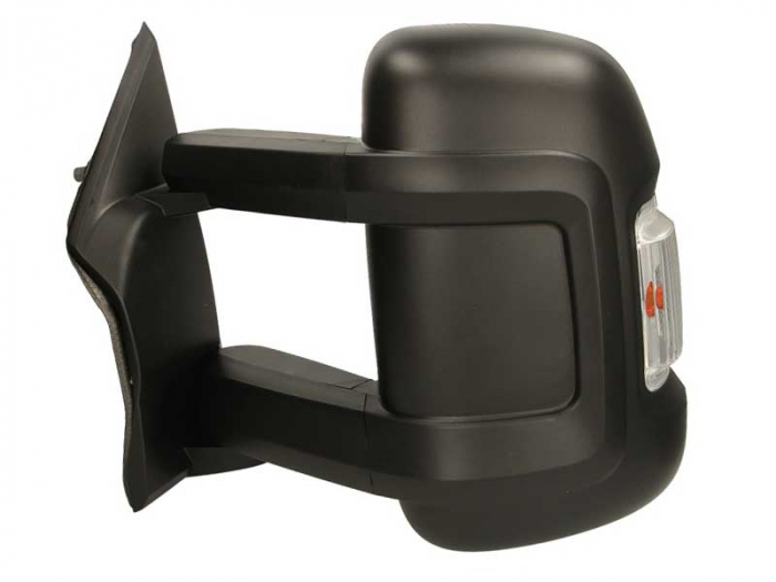 Oglinda laterala Stanga (manual, convexa, lung, cu senzor de temperatura) potrivit CITROEN JUMPER I, JUMPER II; FIAT DUCATO; PEUGEOT BOXER [2]