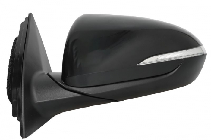 Oglinda stanga electric, asferic, cu incalzire, asistent schimbare benzi, grunduit, rabatabil electric, cu indicator potrivit HYUNDAI i30 PD 02.17- [2]