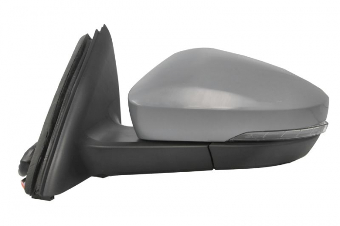 Oglinda stanga (electric, convex, cu incalzire, asistent schimbare banda, grund, rabatare electrica, cu semnalizator) potrivit SKODA OCTAVIA III 06.16-11.19 [2]