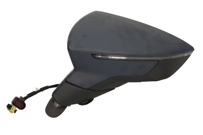 Oglinda stanga (electric, convex, cu incalzire, cu carcasa, cu semnalizator) potrivit SEAT IBIZA V 6F 06.17- [2]