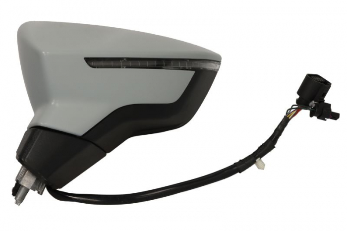 Oglinda stanga electric, convex, cu incalzire, rabatabil electric, cu indicator potrivit SEAT ARONA KJ, IBIZA V 6F 06.17- [2]