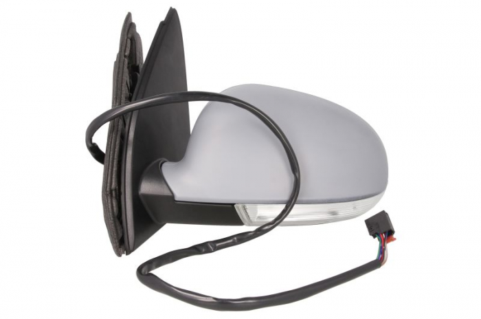 Oglinda stanga electrica, asferic, incalzita, crom, grunduita, pliabila electric VW GOLF V intre 2003-2009 [2]