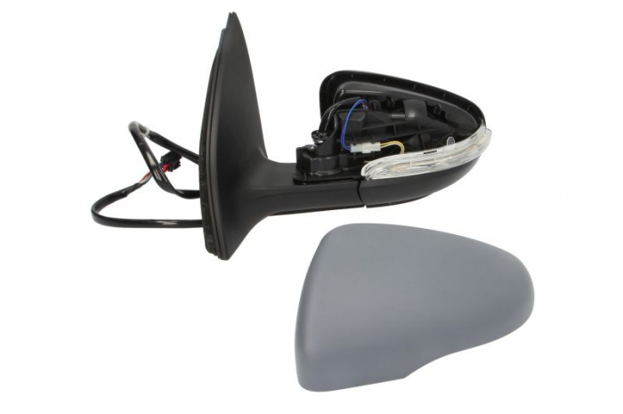 Oglinda stanga electrica, asferic, incalzita, crom, grunduita, pliabila electric VW GOLF VI intre 2008-2012 [2]