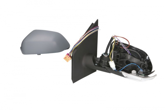 Oglinda stanga electrica, asferic, incalzita, crom, grunduita, pliabila electric VW POLO intre 2005-2009 [2]