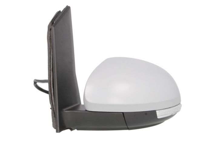 Oglinda stanga electrica, asferic, incalzita, crom, grunduita, pliabila electrica, cu lumina SEAT ALHAMBRA; VW SHARAN intre 2010-2015 [2]