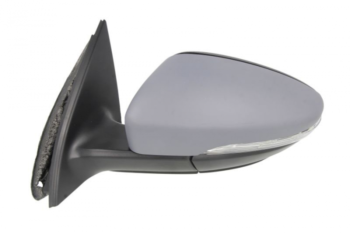 Oglinda stanga electrica, asferic, incalzita, crom, grunduita, pliabila electrica, cu lumina VW PASSAT intre 2010-2014 [2]