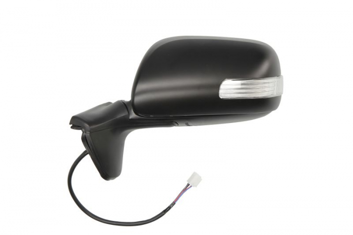Oglinda stanga potrivit TOYOTA AURIS 2010-2012 - electrica, asferic, incalzita, crom, grunduita [2]