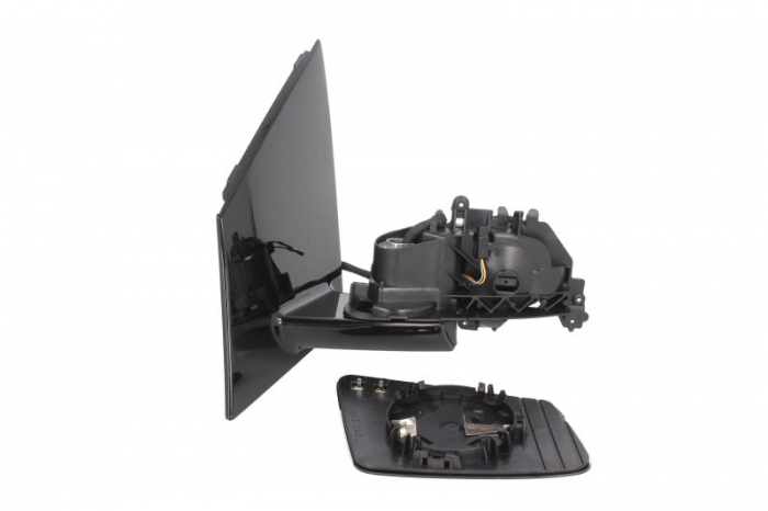 Oglinda stanga electrica, asferic, incalzita, crom, pliabila electrica, fara carcasa MERCEDES Clasa B W246, W242 dupa 2011 [2]