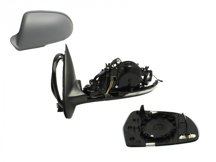 Oglinda stanga electrica, asferic, incalzita, grunduita, pliabila electric SKODA OCTAVIA intre 2008-2013 [2]