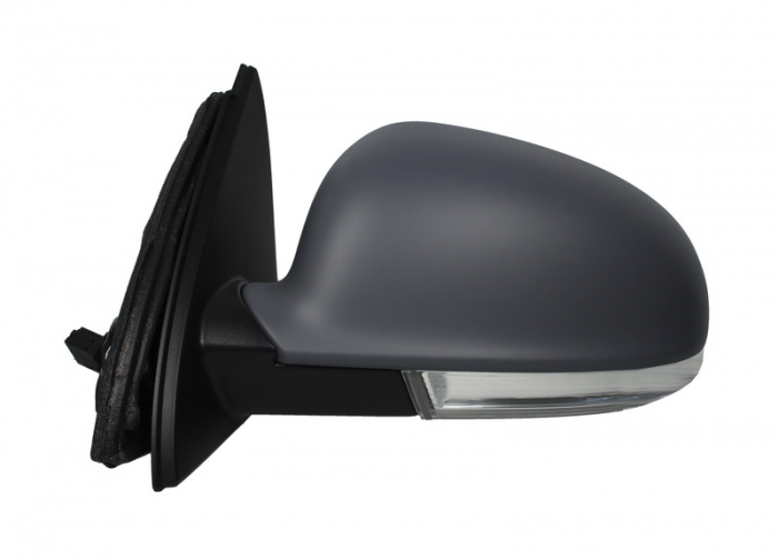 Oglinda stanga potrivit VW GOLF, JETTA 2003-2010 - electrica, asferic, incalzita, grunduita [2]