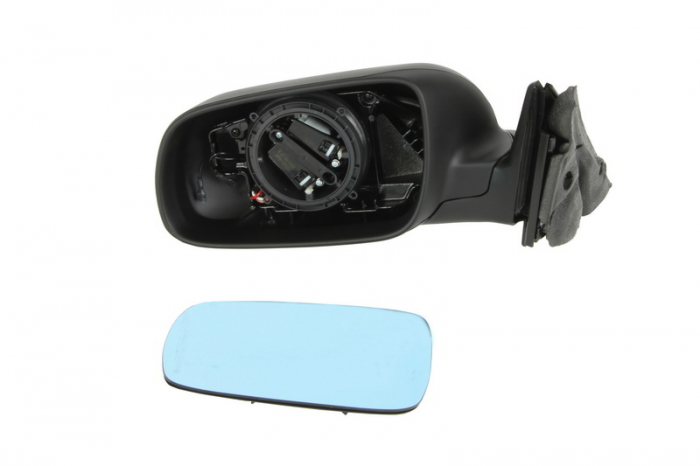 Oglinda stanga electrica, flat, incalzita, albastra, grunduita AUDI A6 intre 1994-1997 [2]