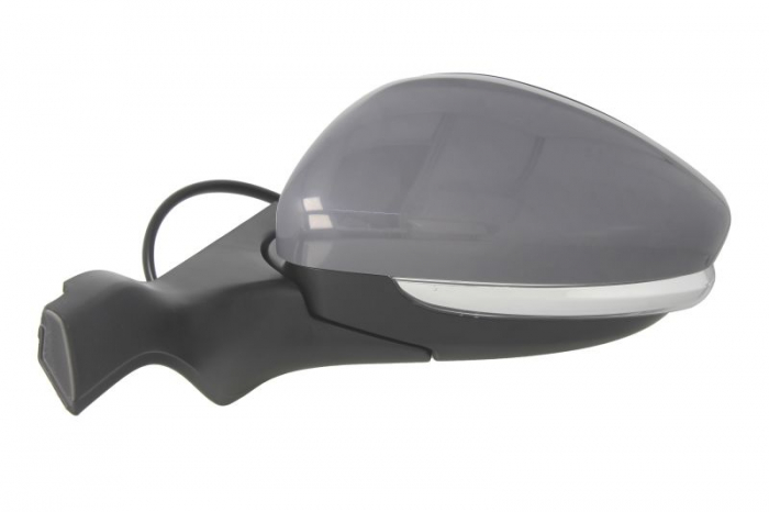 Oglinda stanga electrica incalzita, crom, grunduita, pliabila electric PEUGEOT 2008 I, 208, 208 I dupa 2013 [2]