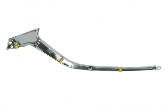 Ornament bara fata stanga plastic, crom potrivit MAZDA 2 DL, DJ dupa 2014 [2]