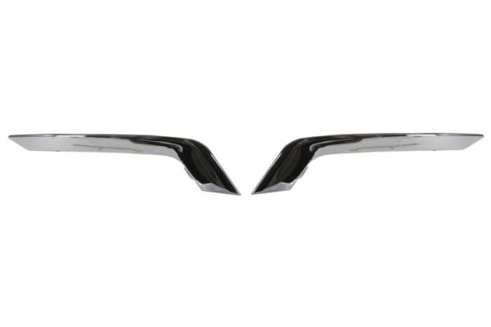 Ornament bara spate stanga dreapta set, crom potrivit renault captur ii dupa 2019