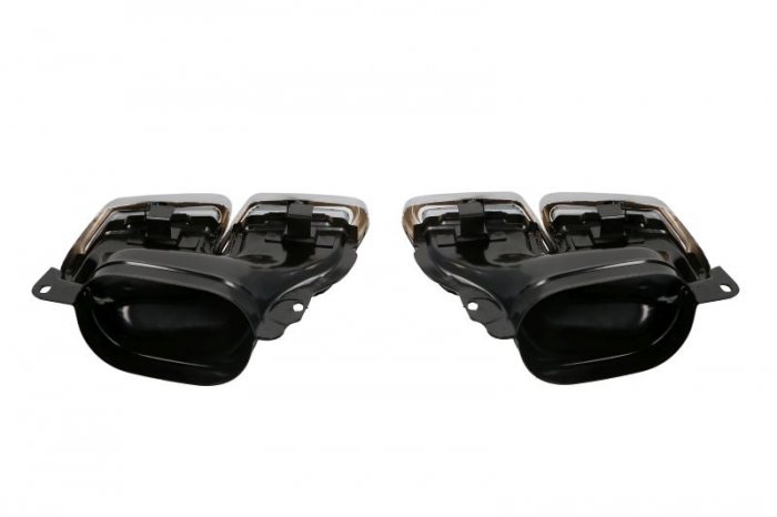 Ornament decorativ evacuare spate dreapta/stanga (otel, crom) MERCEDES C (A205), C (C205), C T-MODEL (S205), C (W205) 2013-2018 [2]