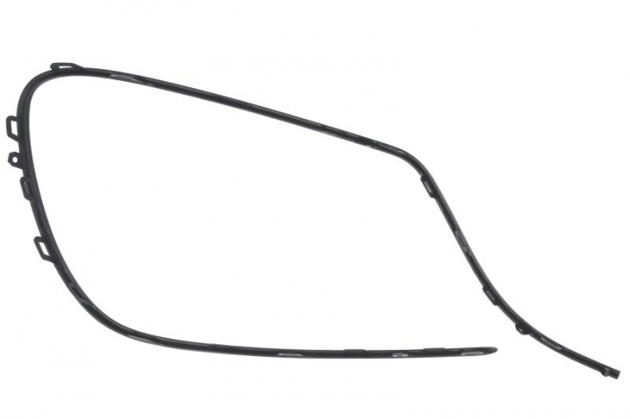 Ornament Grila bara fata exterior dreapta partea inferioara, model AMG plastic, negru potrivit MERCEDES Clasa S-KLASA W222 2017-2020 [2]