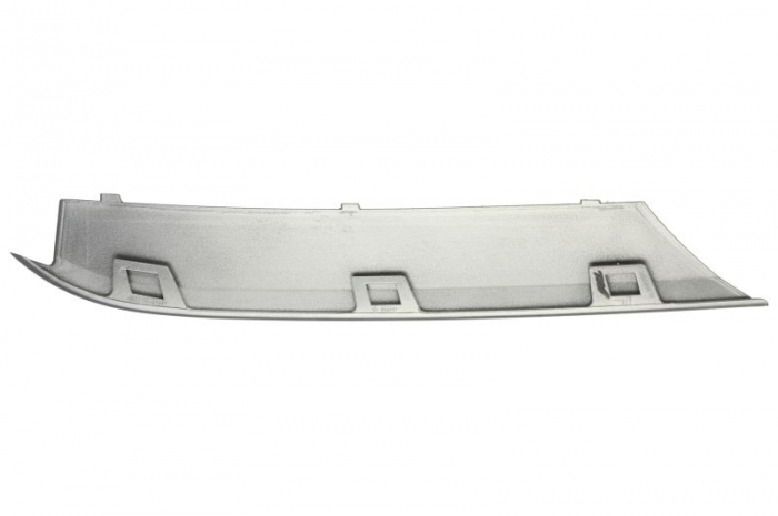 Ornament grila bara fata stanga BASIS, plastic, gri potrivit BMW Seria 5 GRAN TURISMO F07 2013-2017 [2]