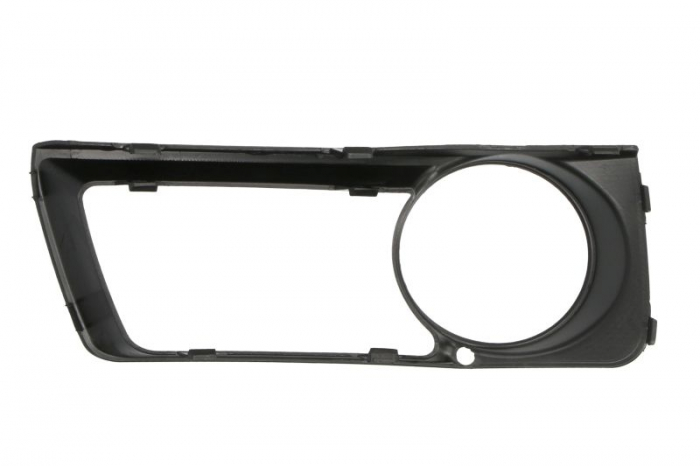 Ornament Grila bara fata stanga deschis plastic, negru lucios potrivit BMW X6 E71, E72 2007-2014 [2]