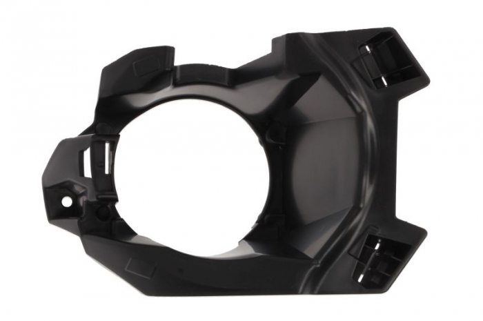 Ornament proietor fata stanga plastic, negru renault kangoo express, kangoo ii dupa 2008