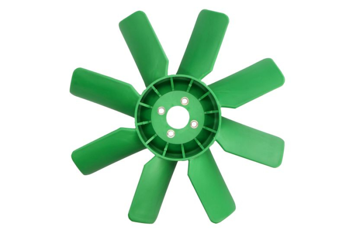 Paleta ventilator (diametru 380 mm, numar lame 8) potrivit JOHN DEERE 1040, 1040V, 1140, 1140F, 1140V, 1550, 1750, 1750V, 1830, 1850, 1850F, 1850N, 1850V, 2020, 2030, 2030OU, 2035, 2040, 2120