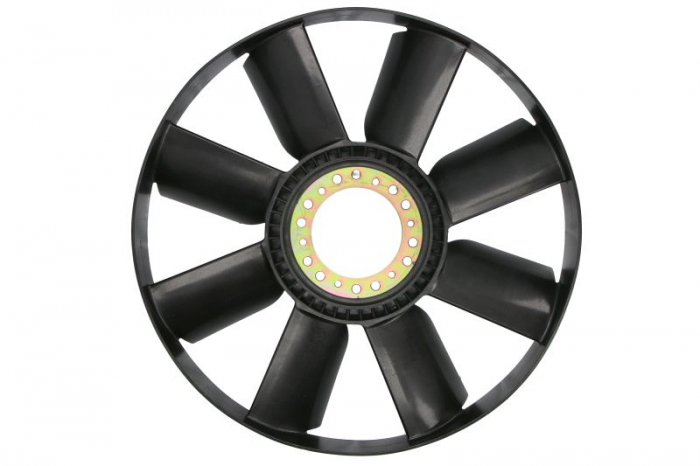 Paleta ventilator (diametru 585 mm, numar lame 9) potrivit JOHN DEERE 6020, 6120, 6215, 6220, 6320, 6415, 6420, 6425, 6430, 6515, 6520, 6530, 6615, 6620, 6630, 6715, 6820, 6830, 6920, 6930, 7130