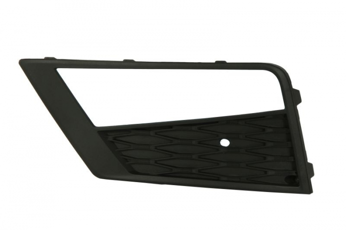 Panou fata fata Stanga (cu orificii lampa ceata, plastic, negru) potrivit SEAT ATECA 04.16- 04.16-