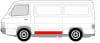 Panou lateral partea stanga inferioara, lungime 10cm MERCEDES Clasa MB 100 intre 1988-1996 [3]